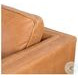 Kiera Palermo Cognac 90" Upholstered Sofa