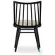 Lewis Black Oak Performance Fabric Windsor Chair Set of 2