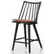 Lewis Black Oak Counter Height Stool