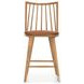 Lewis Sandy Oak Windsor Bore and Dowel Counter Height Stool