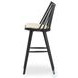 Lewis Black Oak Windsor Performance Fabric Bar Stool