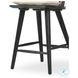 Lewis Black Oak Windsor Performance Fabric Counter Height Stool