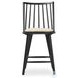 Lewis Black Oak Windsor Performance Fabric Counter Height Stool