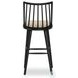 Lewis Black Oak and Lavon Flint Windsor Bar Stool