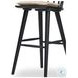 Lewis Black Oak and Lavon Flint Windsor Bar Stool