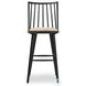 Lewis Black Oak and Lavon Flint Windsor Bar Stool