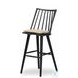 Lewis Black Oak and Lavon Flint Windsor Bar Stool