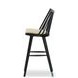 Lewis Black Oak and Lavon Flint Windsor Bar Stool