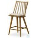 Lewis Sandy Oak Windsor Performance Fabric Counter Height Stool