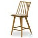Lewis Sandy Oak and Lavon Flint Windsor Counter Height Stool