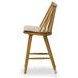 Lewis Sandy Oak and Lavon Flint Windsor Counter Height Stool