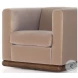 Elizabeth Surrey Taupe Swivel Chair