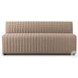 Augustine Crypton Nomad Taupe Performance Fabric 72" Dining Banquette