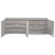 Signature Designs Misty White Gray Mavericks Media Console