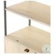 Trey Dove Poplar Modular Wall Desk With 1 Bookcase