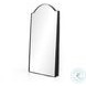 Jacques Gunmetal Irregular Floor Mirror
