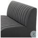 Augustine FIQA Boucle Charcoal Performance Fabric 39" Dining Banquette