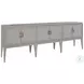 Signature Designs Misty White Gray Elixer Long TV Stand