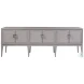 Signature Designs Misty White Gray Elixer Long TV Stand