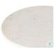 Neda Polished White Marble End Table