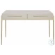 Jewel White And Gold Desk