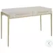 Jewel White And Gold Desk