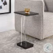 Angle Black Accent Table