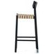 Heisler Almond Leather Blend Bar Stool