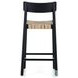 Heisler Almond Leathr Blend Counter Height Stool