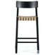Heisler Almond Leathr Blend Counter Height Stool