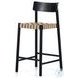 Heisler Almond Leathr Blend Counter Height Stool