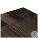 Abaso Ebony Rustic Wormwood Oak 4 Door Sideboard