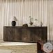 Abaso Ebony Rustic Wormwood Oak 4 Door Sideboard