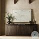 Abaso Ebony Rustic Wormwood Oak 4 Door Sideboard