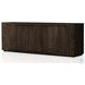 Abaso Ebony Rustic Wormwood Oak 4 Door Sideboard