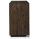 Abaso Ebony Rustic Wormwood Oak 4 Door Sideboard