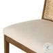 Antonia Solid Parawood Performance Fabric Bar Stool