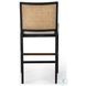 Antonia Brushed Ebony Performance Fabric Bar Stool