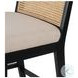 Antonia Brushed Ebony Performance Fabric Bar Stool