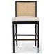 Antonia Brushed Ebony Performance Fabric Bar Stool