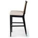 Antonia Brushed Ebony Performance Fabric Bar Stool