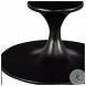 Flight Satin Black Accent Table