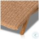 Portia Vintage Natural 24" Outdoor Chaise