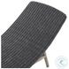 Portia Vintage Coal 24" Outdoor Chaise