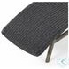 Portia Vintage Coal 24" Outdoor Chaise