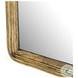Vintage Louis Antiqued Gold Leaf Rectangle Mirror