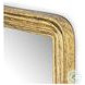 Vintage Louis Antiqued Gold Leaf Rectangle Mirror