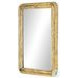 Vintage Louis Antiqued Gold Leaf Rectangle Mirror