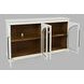 Archdale White 4 Glass Door Sideboard