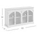 Archdale White 4 Glass Door Sideboard